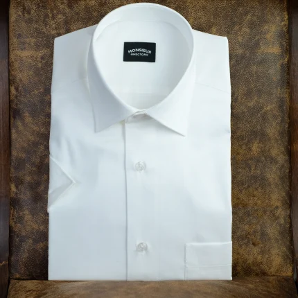 CHEMISE T000 REGULAR MC 00 BLANC
