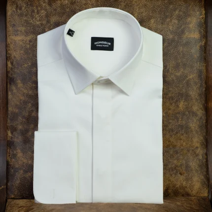 CHEMISE V200 BRYAN MG 04 IVOIRE